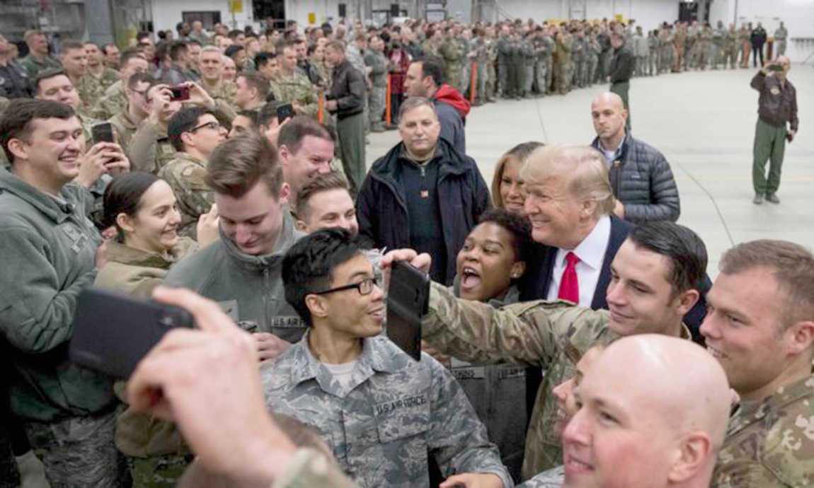 अमेरिकी राष्ट्रपती चुनावमा ट्रम्पलाई समर्थन दिँदै ७ हजार सैनिकद्धारा खुला पत्र