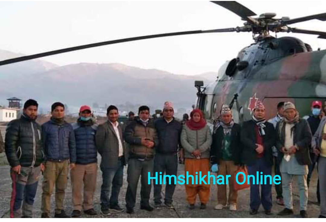 राहात लिएर गाउँमै पुग्याे कानुन मन्त्री भण्डारीकाे टाेली