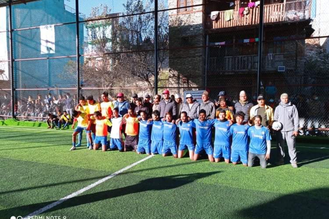 जुम्लामा अन्तर स्थानिय तह स्तरिय फुटसल प्रतियोगिता हुदै