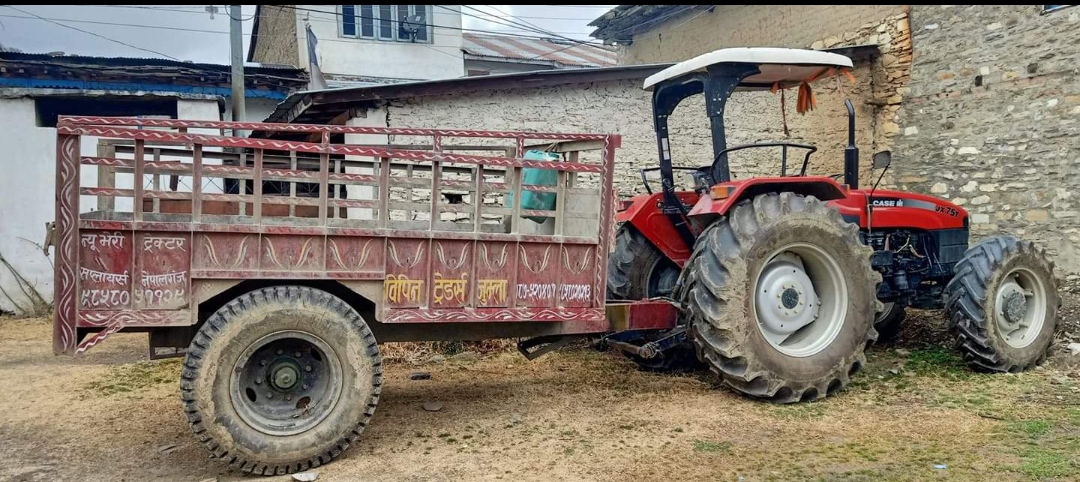 एक महिना अधि चाेरी भएर फेला परेकाे ट्याक्टर मालिकले अझै पाएनन्