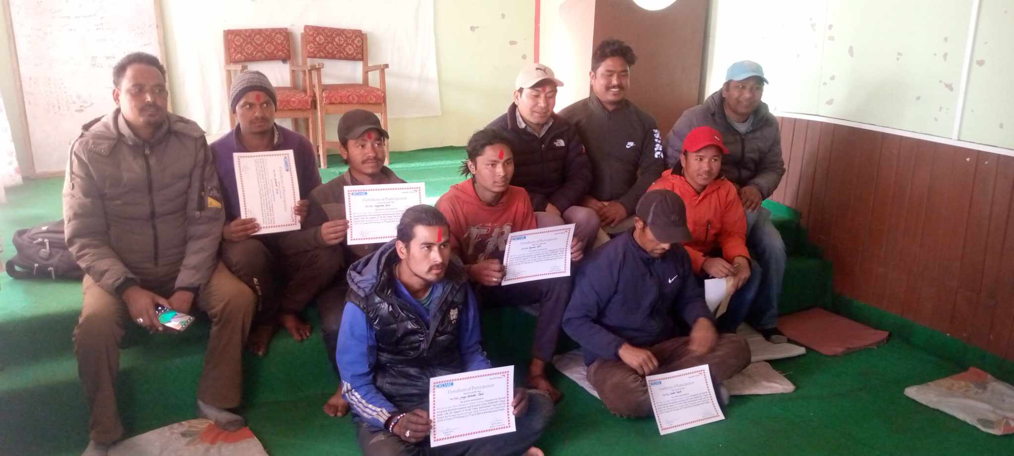 किर्डाक नेपाल जुम्लाले संचालन गरेको १ महिने अटो ग्यरेज तालिमको आईतवार समापन ।