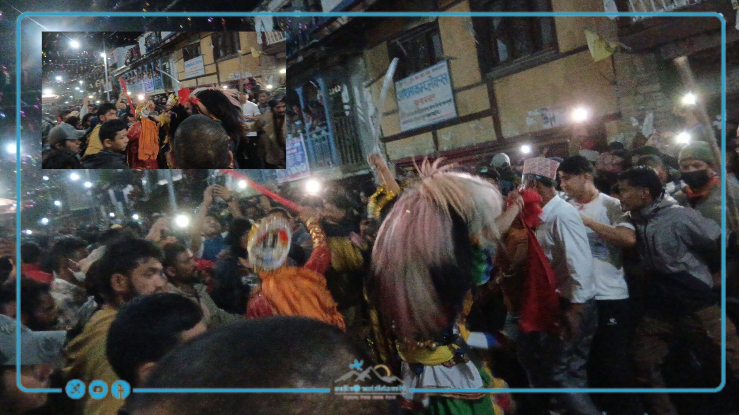 जुम्ला जात्रामा तनाव  भीड नियन्त्रणमा चुनौती  पत्रकारमाथि आक्रमण